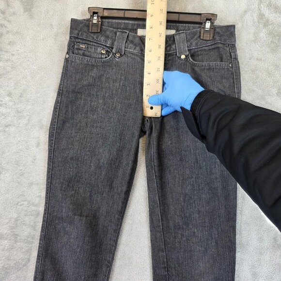 Joes Jeans Jeans Womens 25 Gray Berlin Skinny Stretch Denim Made USA BRLN BLK - Picture 3 of 11